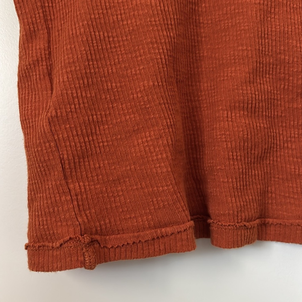 We The Free Rust Colored Ribbed Muscle Tank Top - Picture 6 of 8